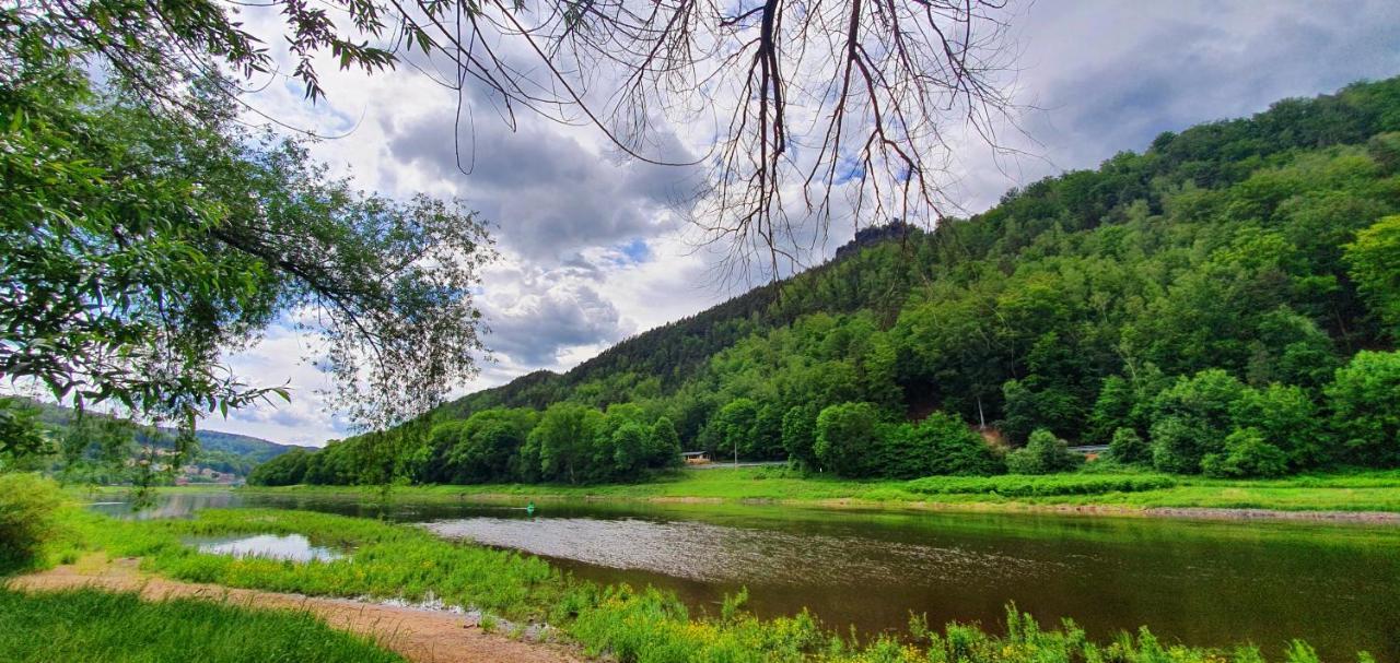Pension Bomaetscher Königstein an der Elbe Exteriér fotografie