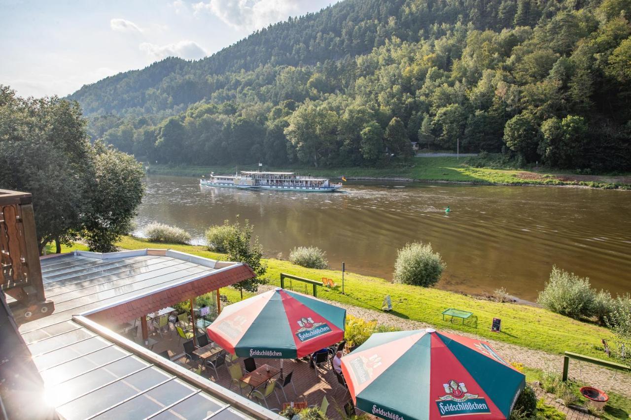 Pension Bomaetscher Königstein an der Elbe Exteriér fotografie