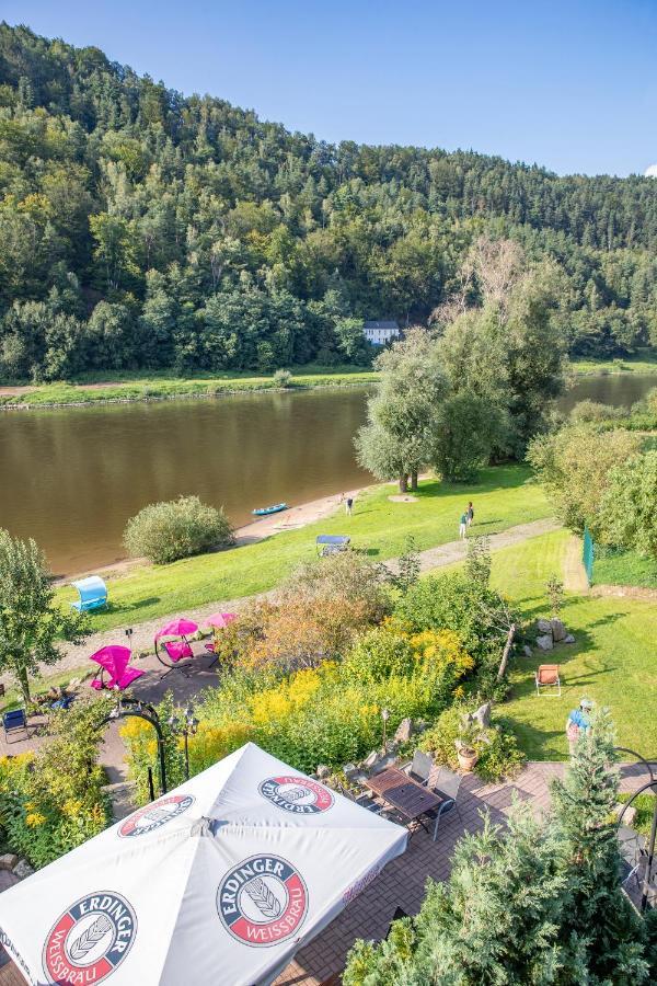 Pension Bomaetscher Königstein an der Elbe Exteriér fotografie