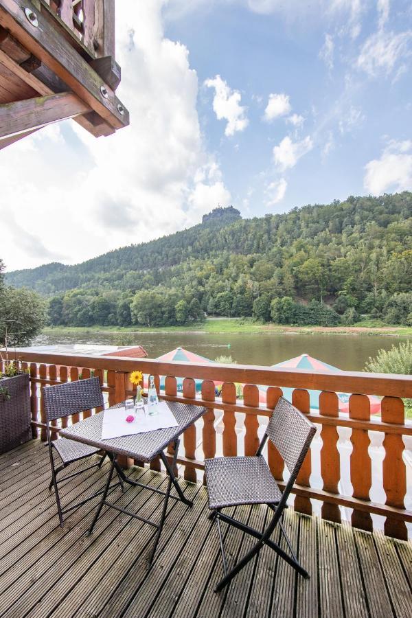 Pension Bomaetscher Königstein an der Elbe Exteriér fotografie