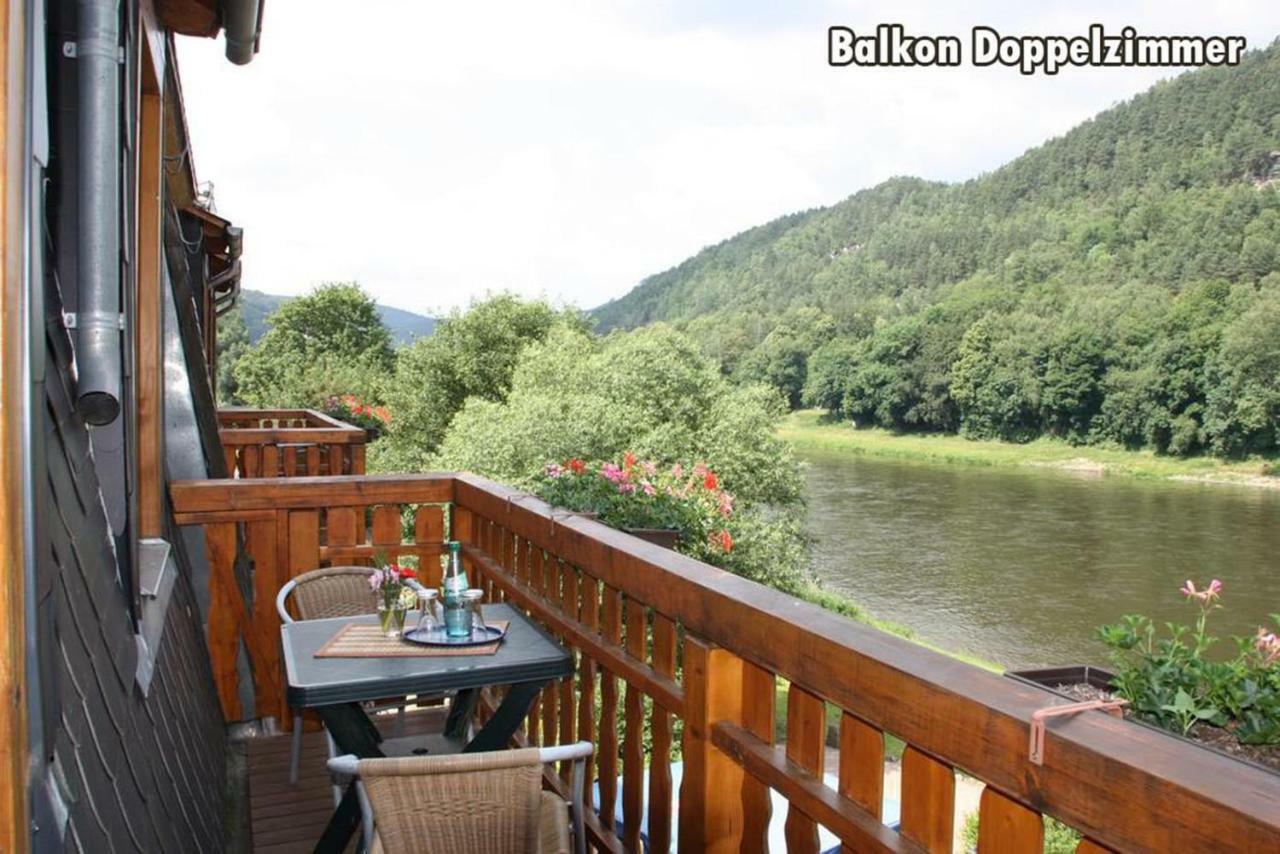 Pension Bomaetscher Königstein an der Elbe Exteriér fotografie